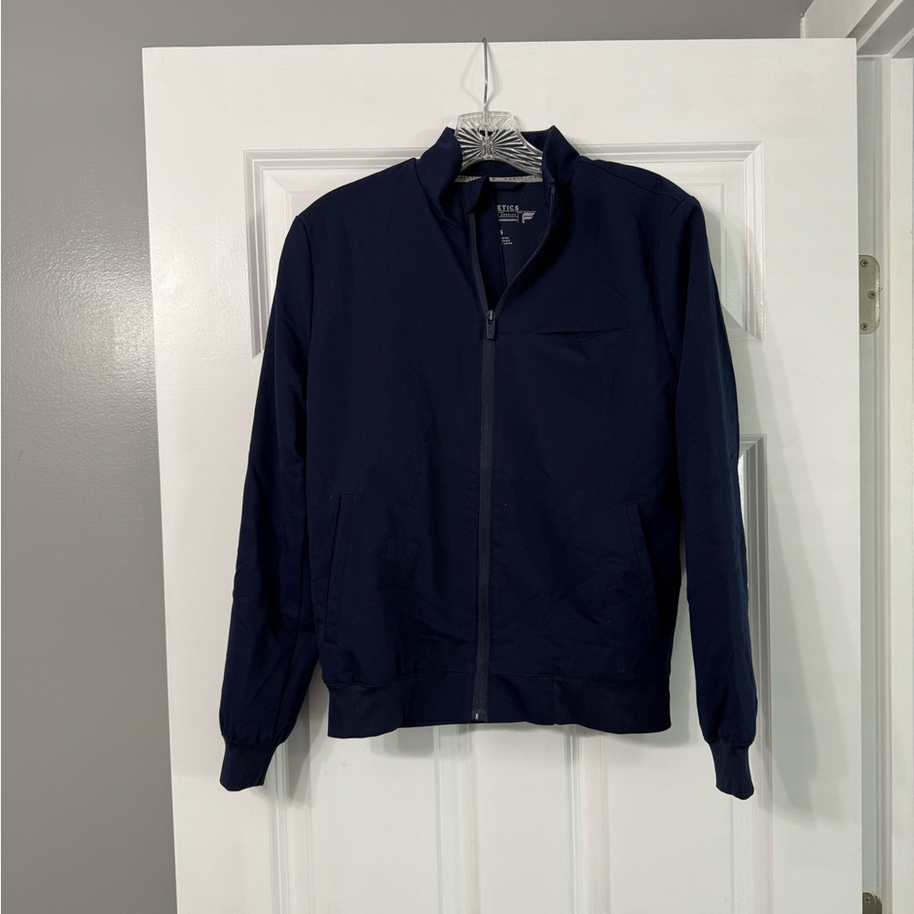Women’s Fabletics Scrub Jacket Navy XXS